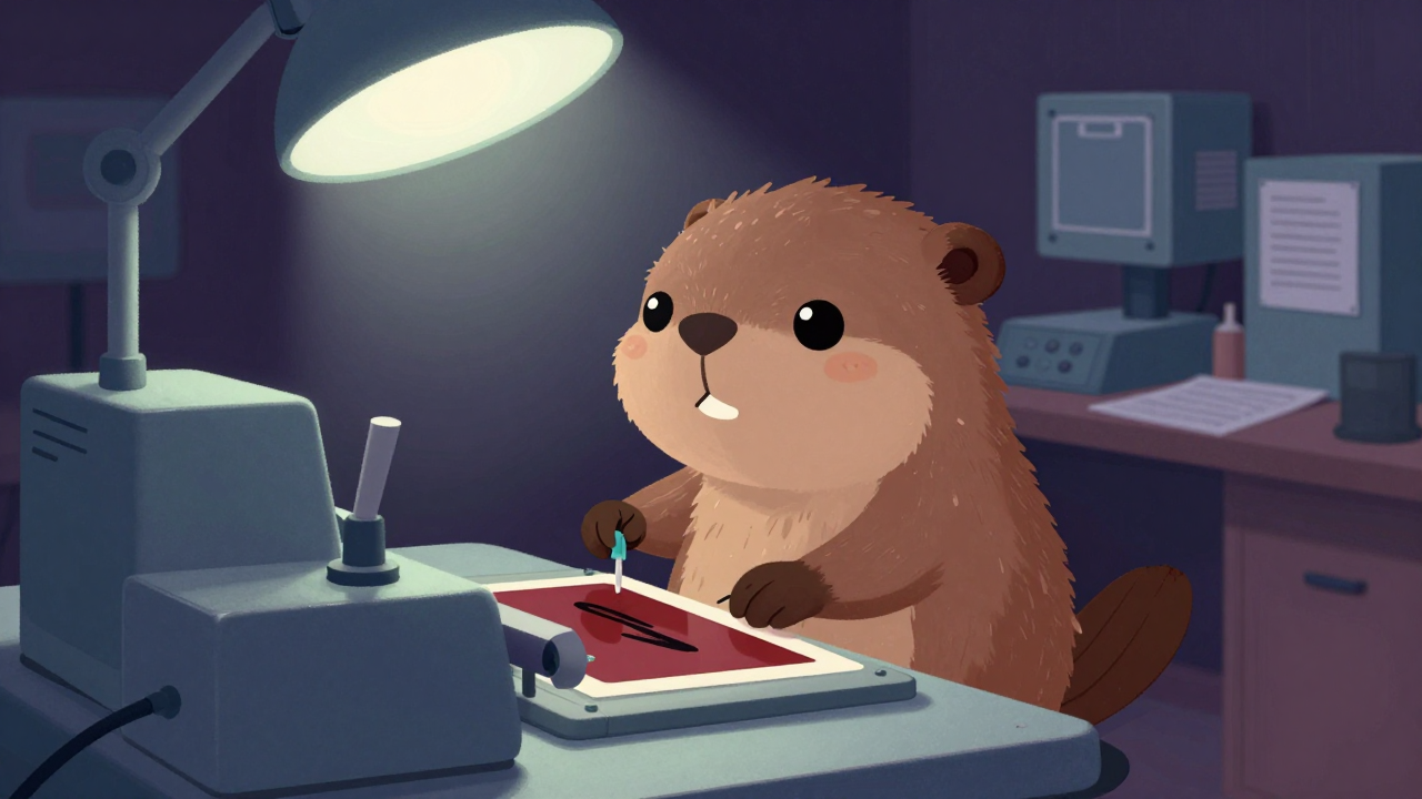 사진제판원 직업 종사자가 업무를 수행하는 모습