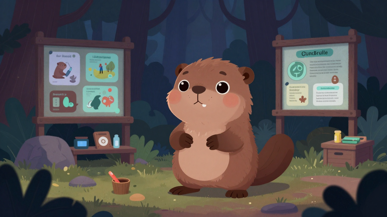 산림치유지도사 직업 종사자가 업무를 수행하는 모습