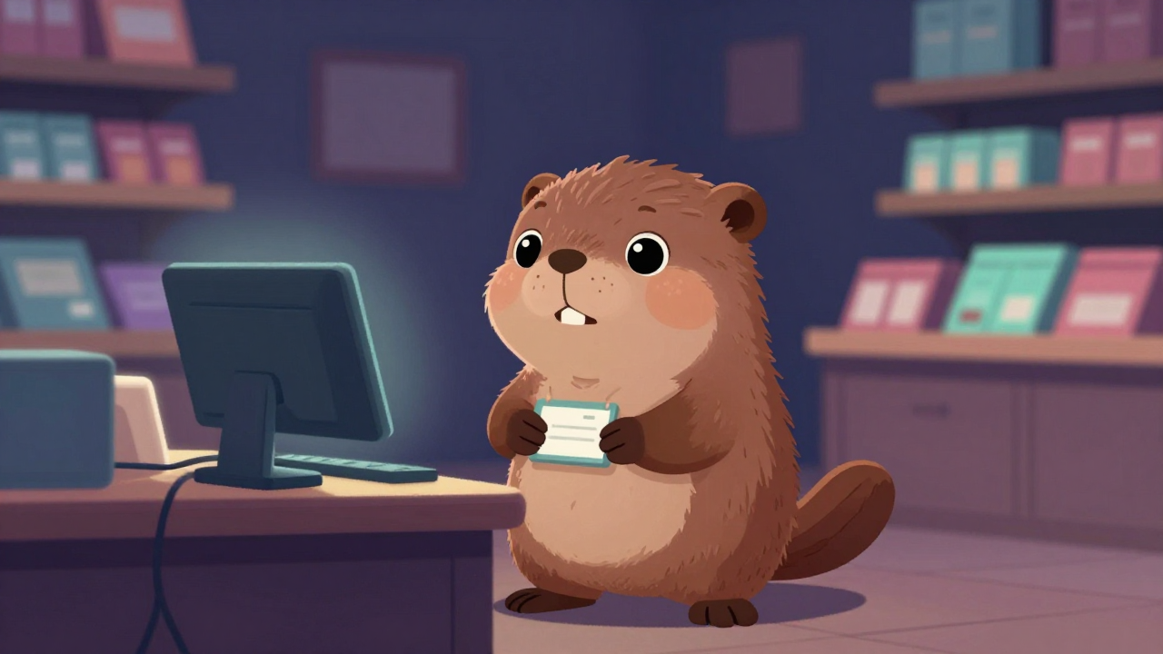 상점판매원 직업 종사자가 업무를 수행하는 모습