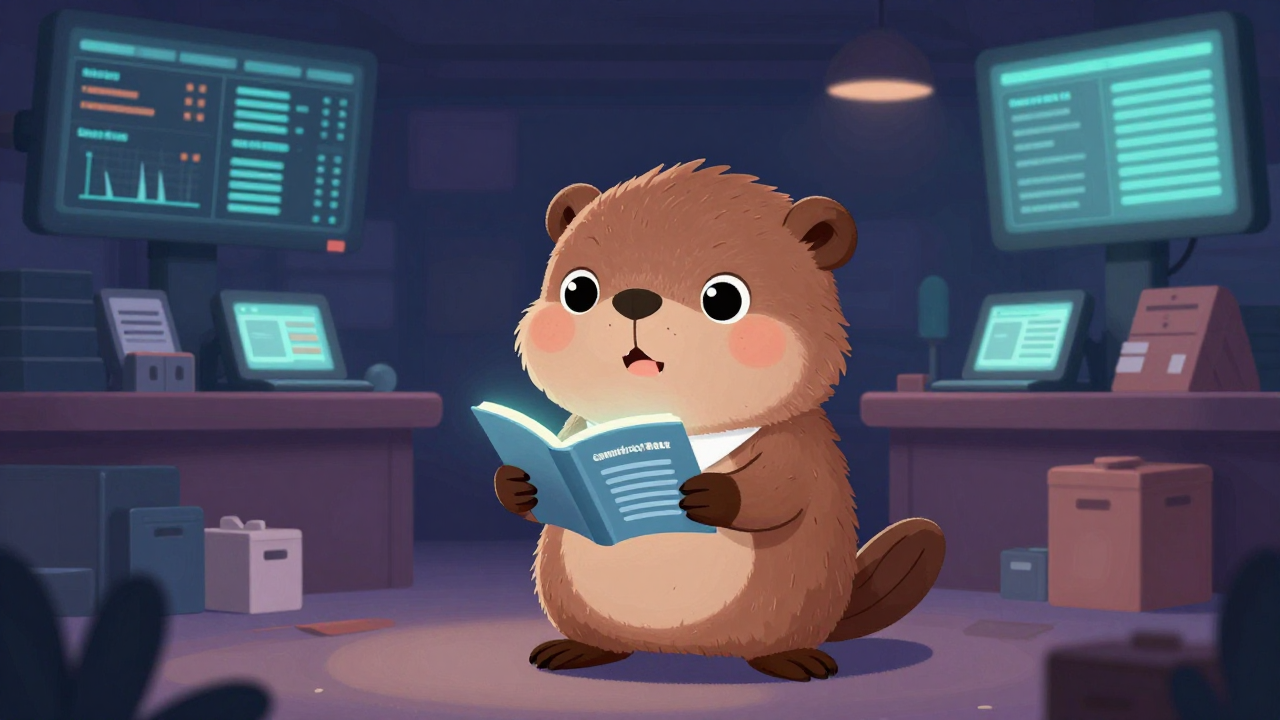 상품중개인 직업 종사자가 업무를 수행하는 모습