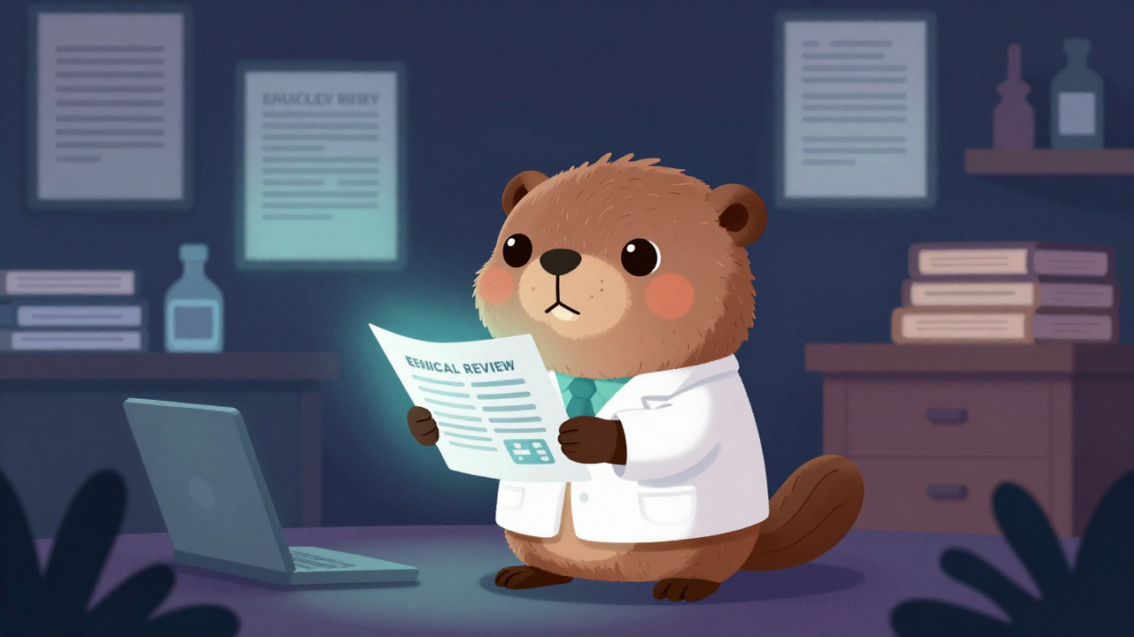 생명윤리연구원 직업 종사자가 업무를 수행하는 모습