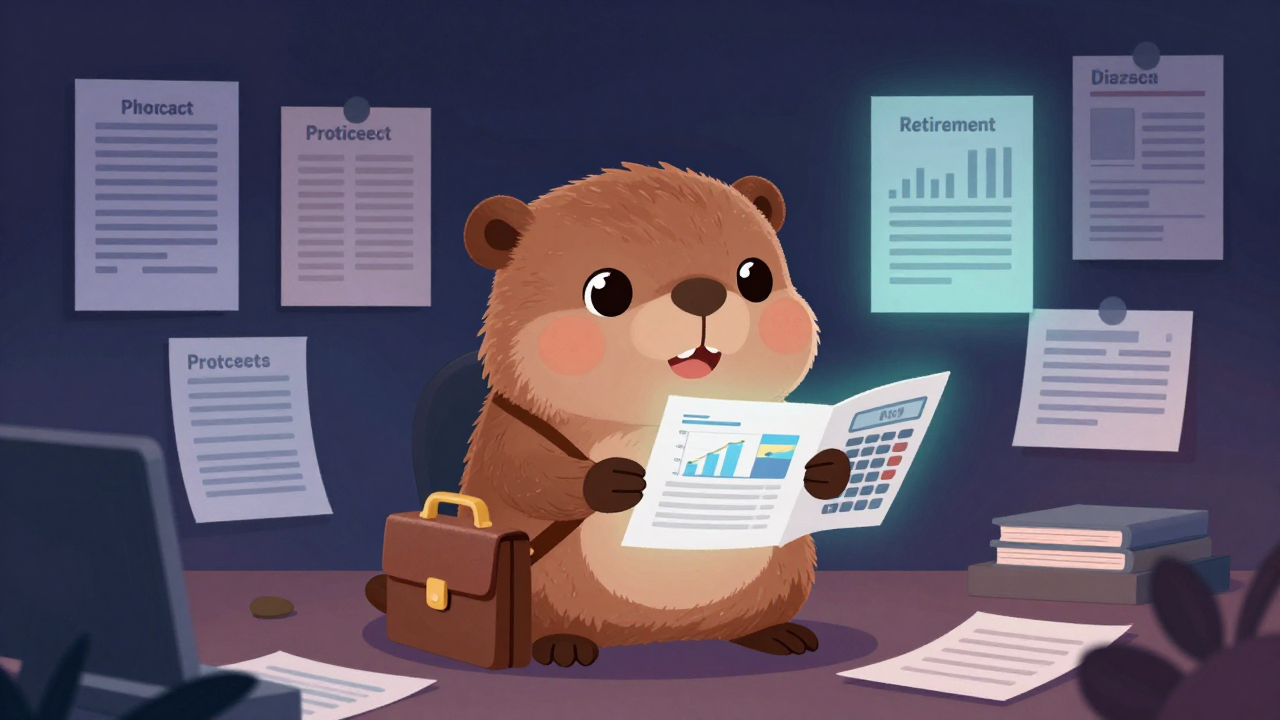 생활설계사 직업 종사자가 업무를 수행하는 모습