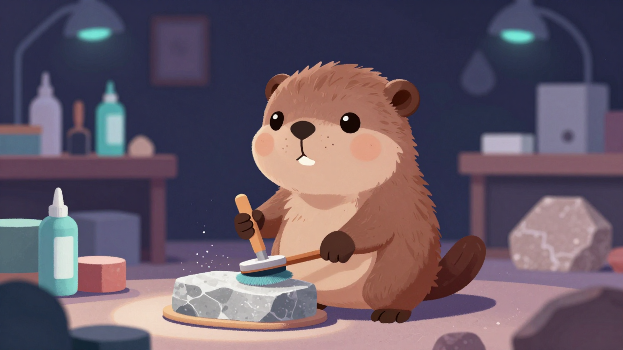 석도원 직업 종사자가 업무를 수행하는 모습