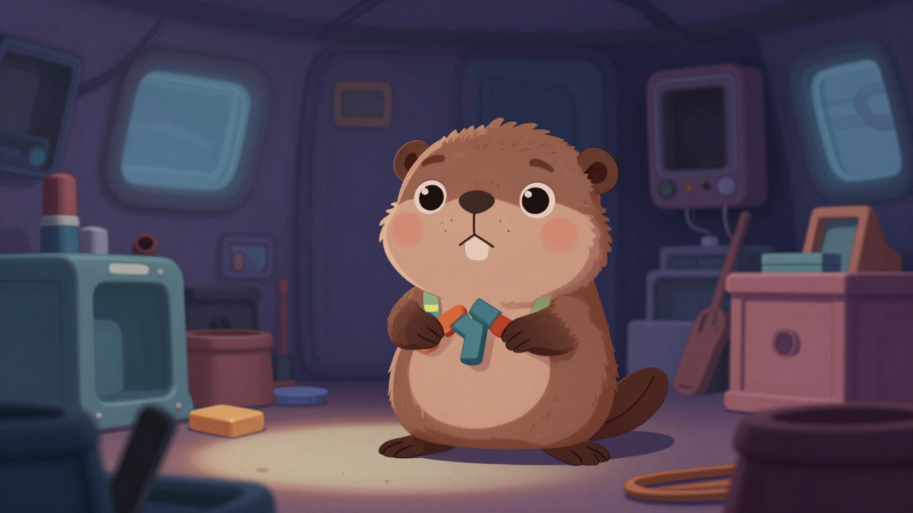 선박의장정비원 직업 종사자가 업무를 수행하는 모습