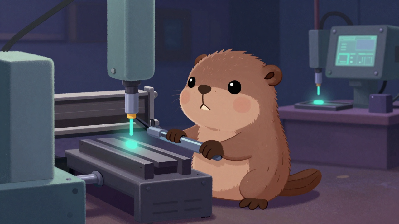 선탄기조작원 직업 종사자가 업무를 수행하는 모습