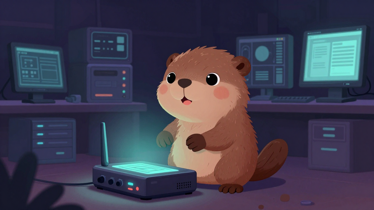 셋톱박스개발자 직업 종사자가 업무를 수행하는 모습