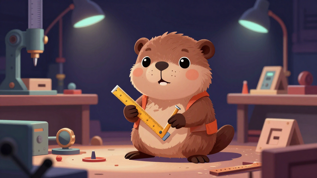 소목장 직업 종사자가 업무를 수행하는 모습