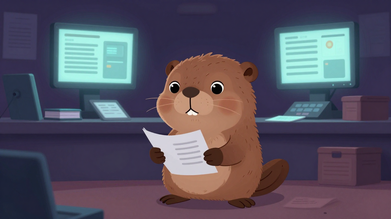 소송사무원 직업 종사자가 업무를 수행하는 모습