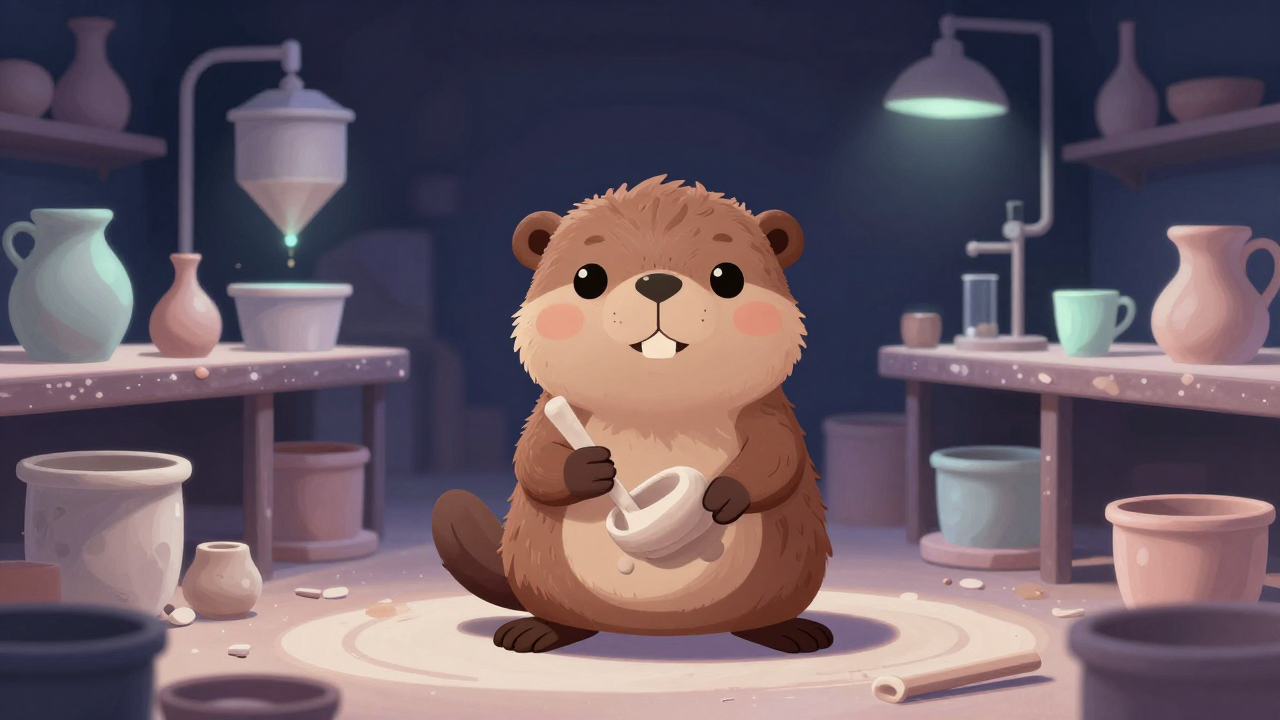 소지토제조원 직업 종사자가 업무를 수행하는 모습