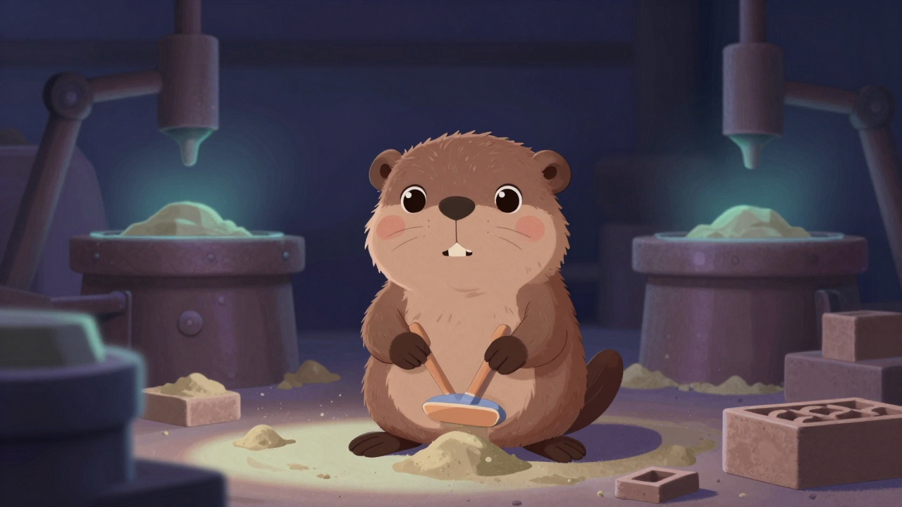 수동조형원 직업 종사자가 업무를 수행하는 모습