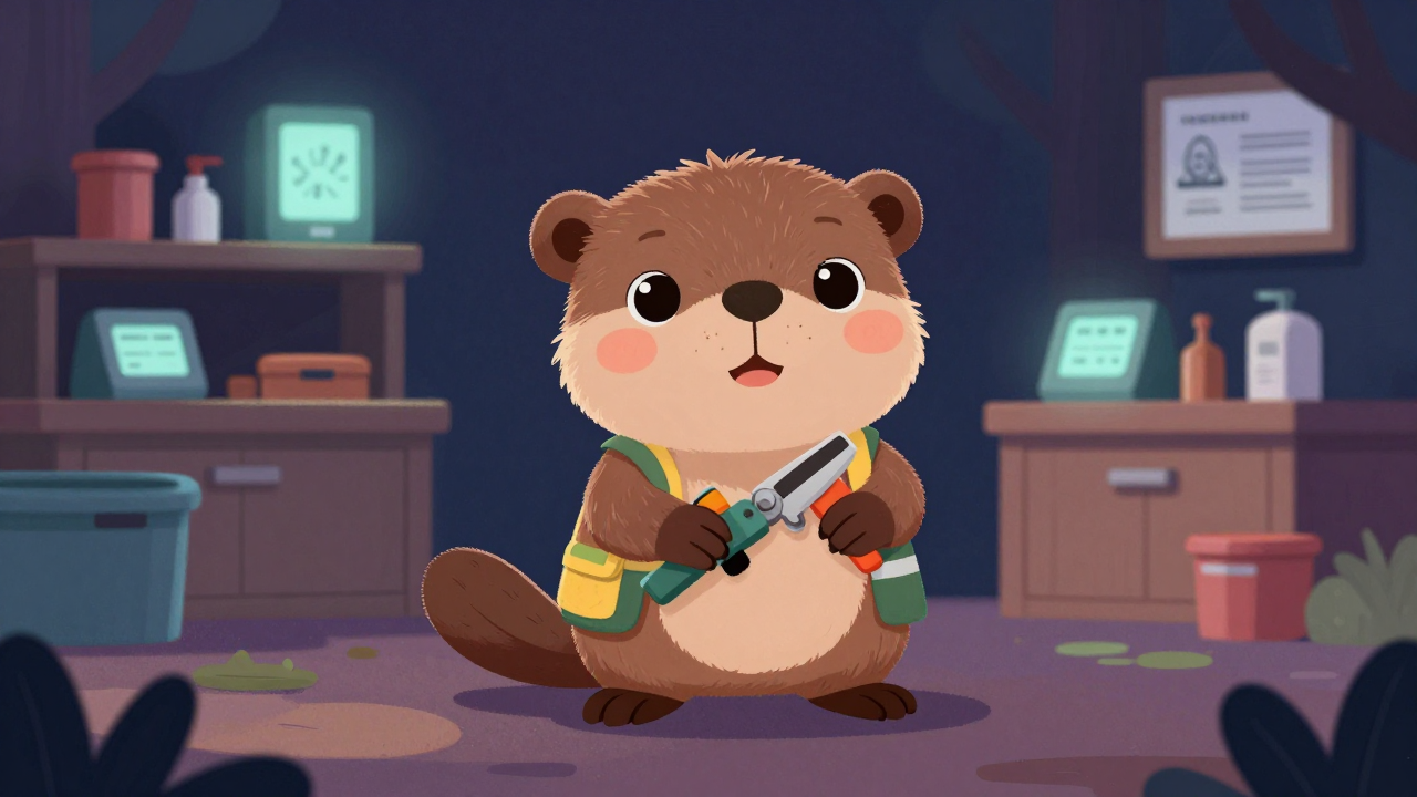 수목관리원 직업 종사자가 업무를 수행하는 모습