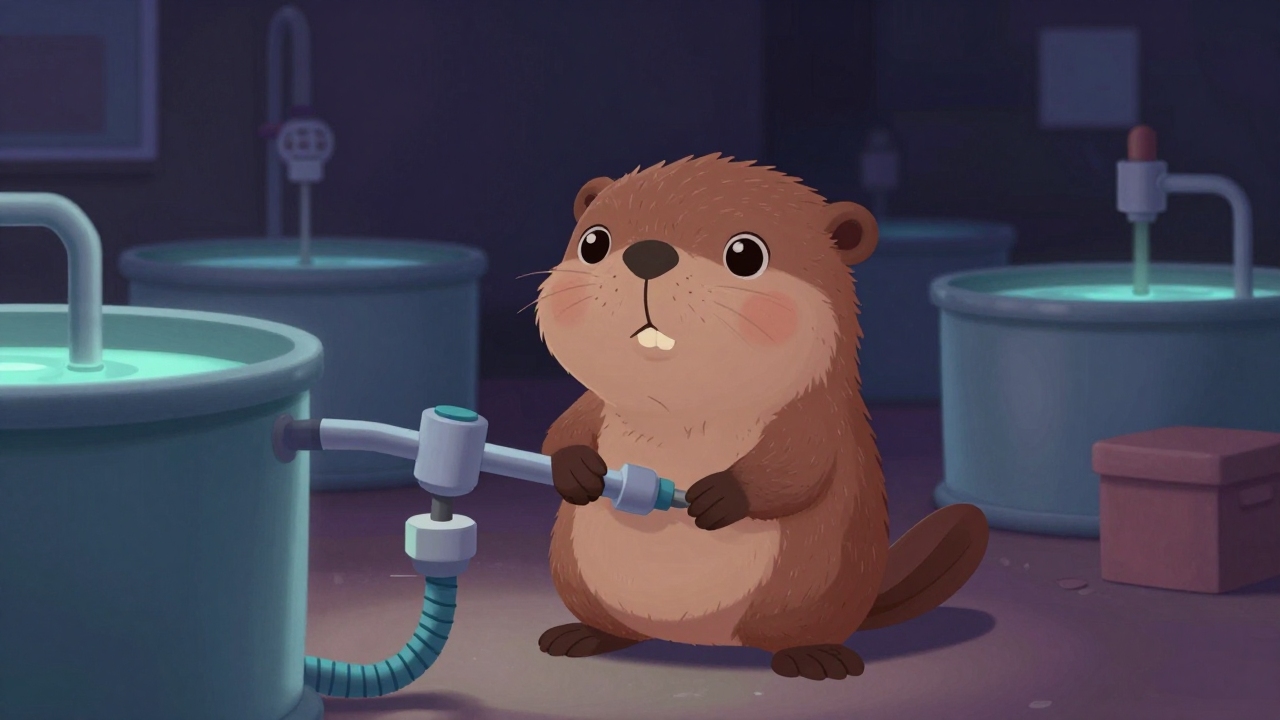 수지함침원 직업 종사자가 업무를 수행하는 모습