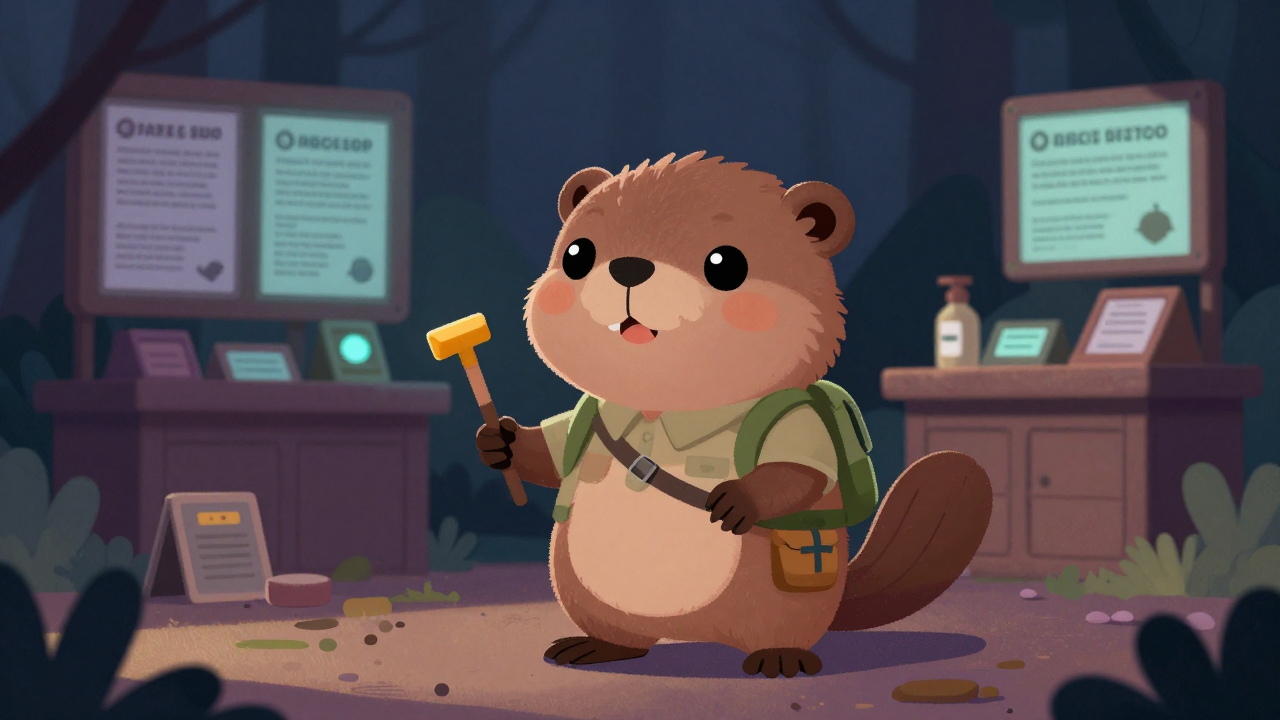 숲길등산지도사 직업 종사자가 업무를 수행하는 모습