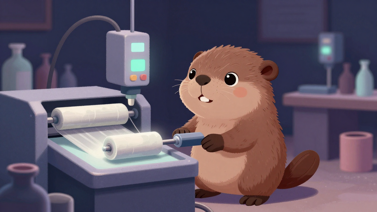 시유기조작원 직업 종사자가 업무를 수행하는 모습