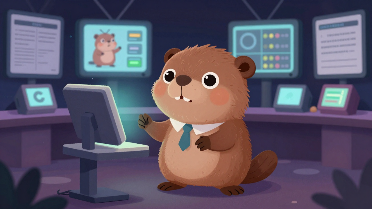 시청률조사원 직업 종사자가 업무를 수행하는 모습