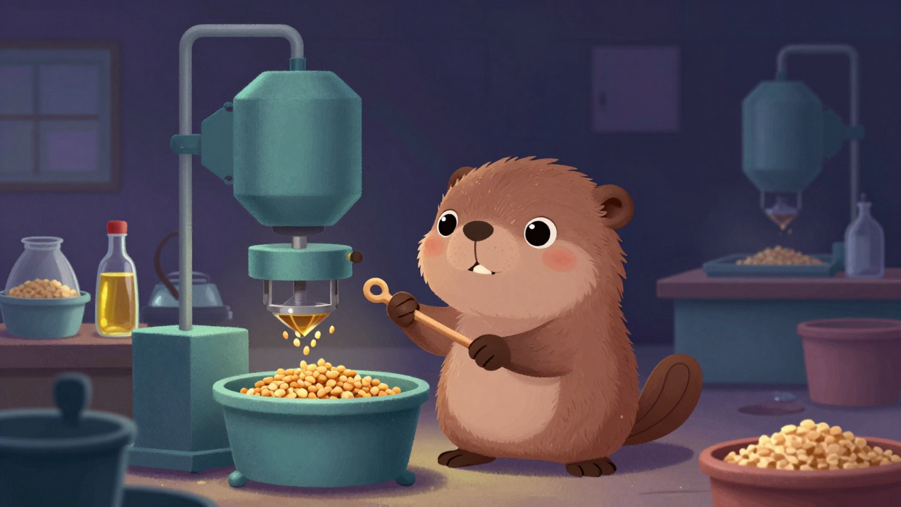 식용유원료전처리원