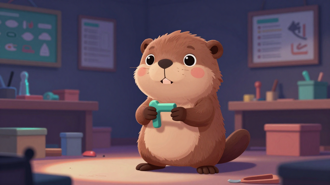 실기교사 직업 종사자가 업무를 수행하는 모습