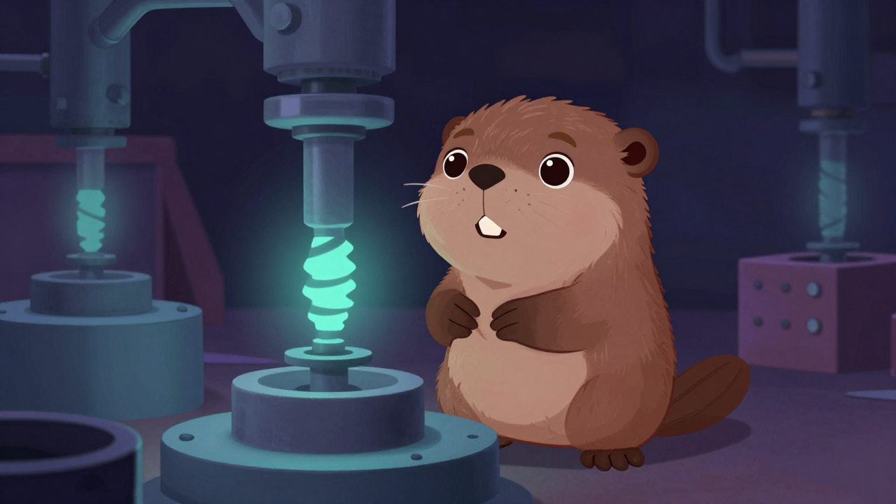 실린더주조원 직업 종사자가 업무를 수행하는 모습