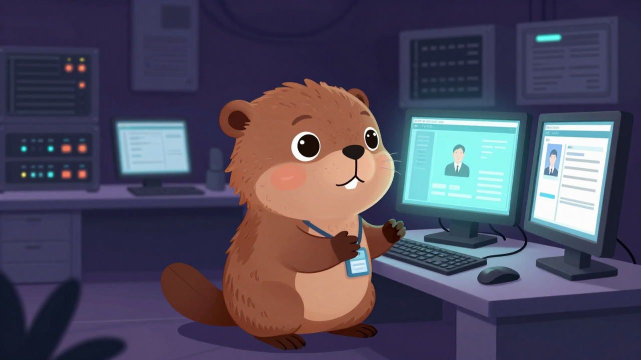 씨티아이운영원 직업 종사자가 업무를 수행하는 모습