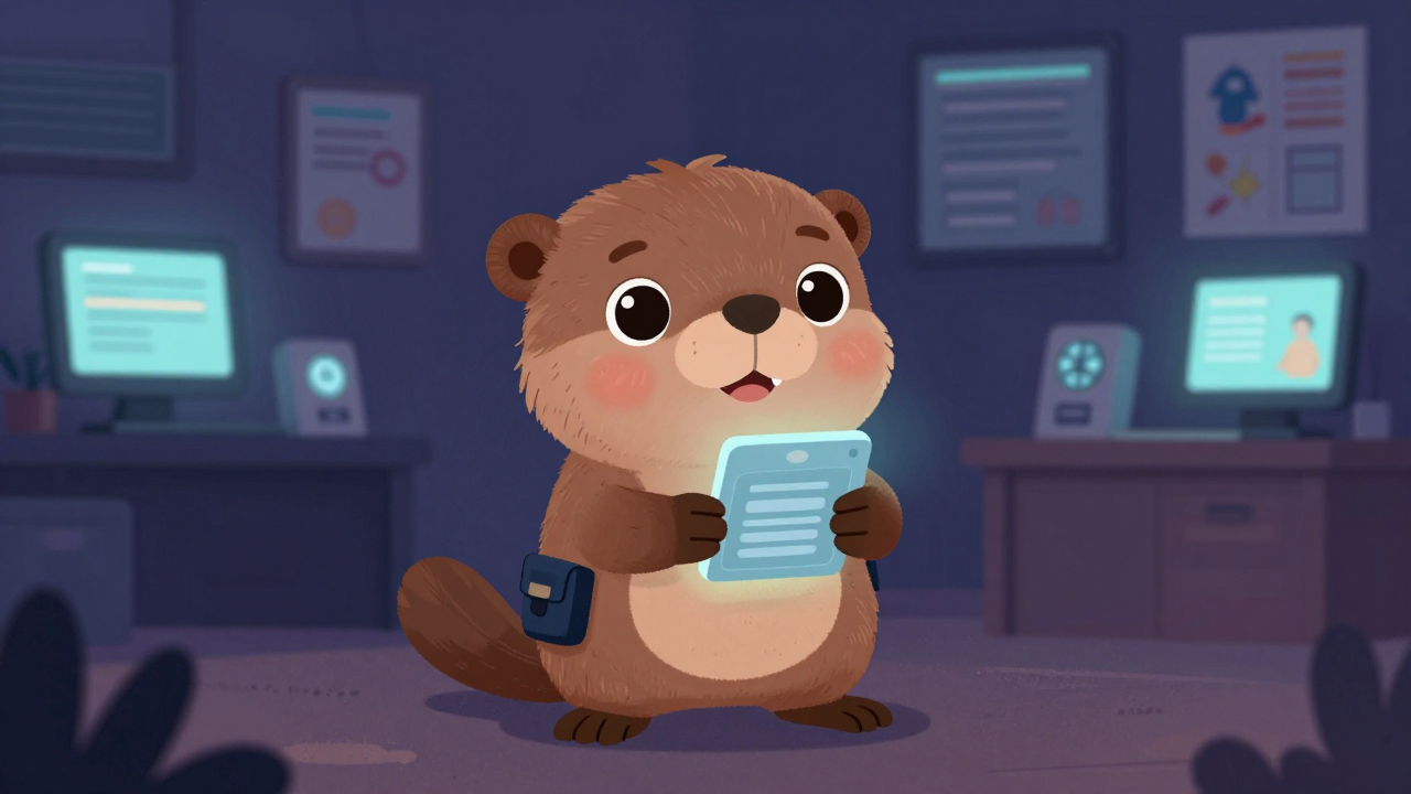 아동보호전담요원 직업 종사자가 업무를 수행하는 모습