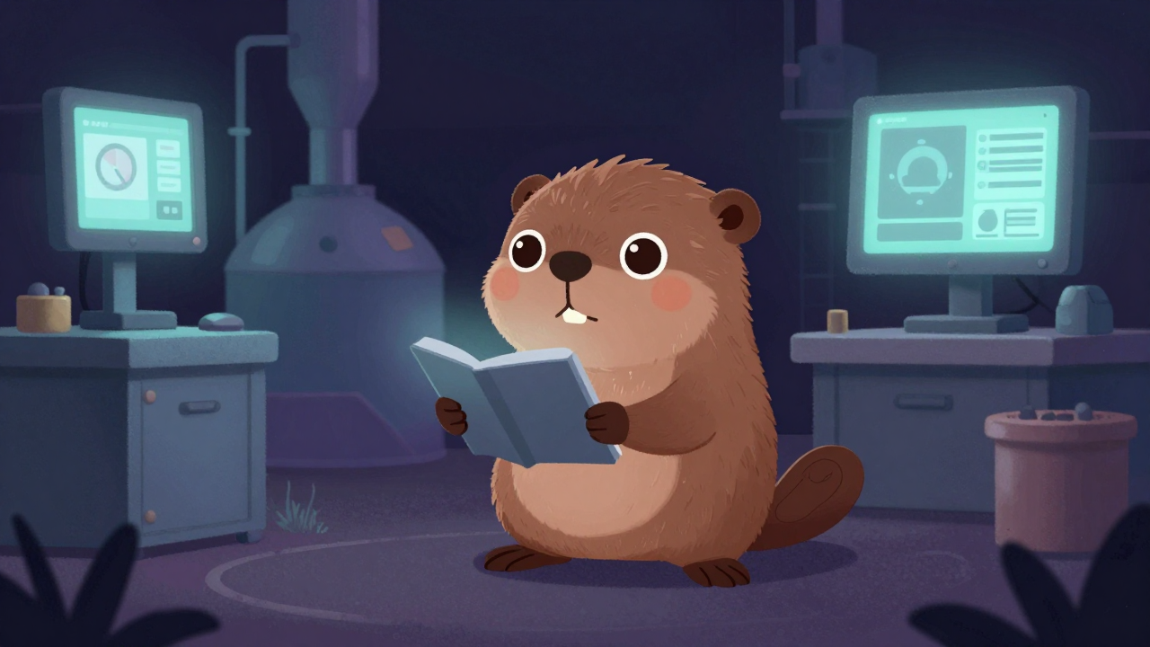 아스팔트제조현장감독자 직업 종사자가 업무를 수행하는 모습