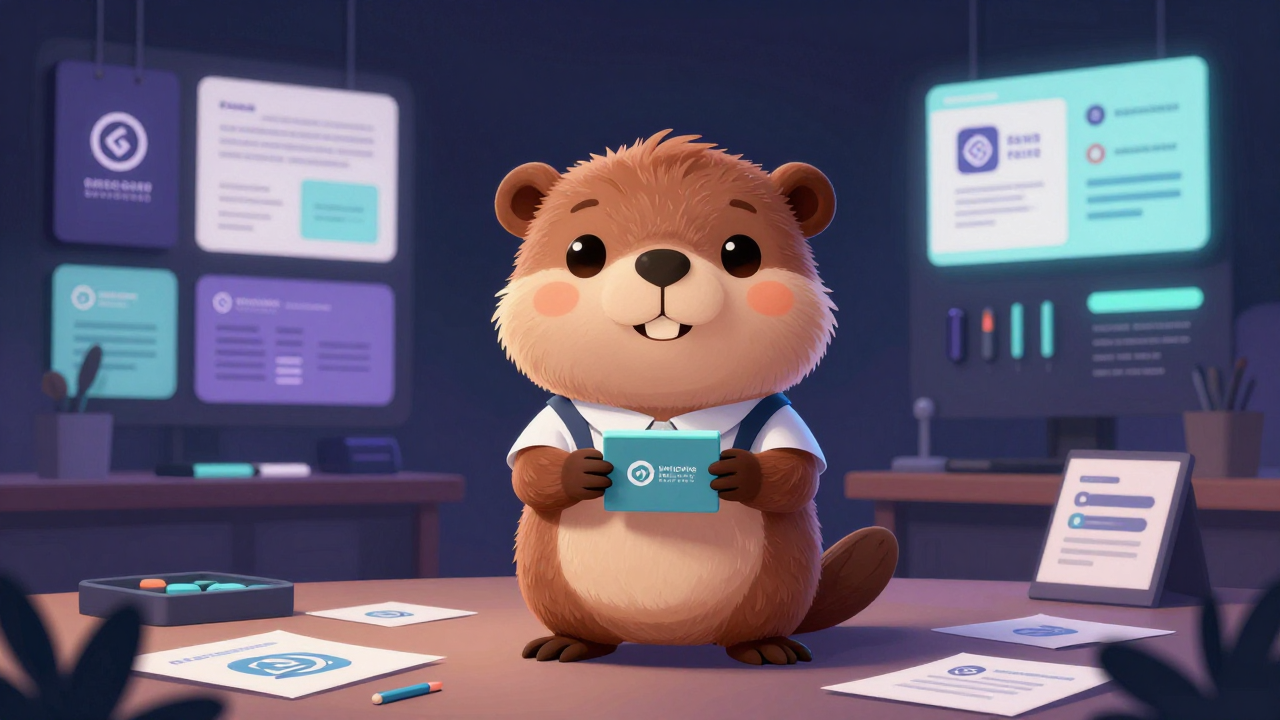 아이덴티티디자이너 직업 종사자가 업무를 수행하는 모습