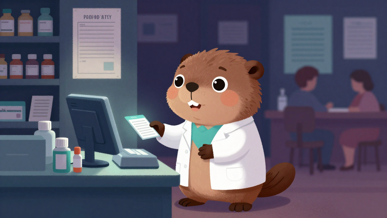 약사 및 한약사 직업 종사자가 업무를 수행하는 모습