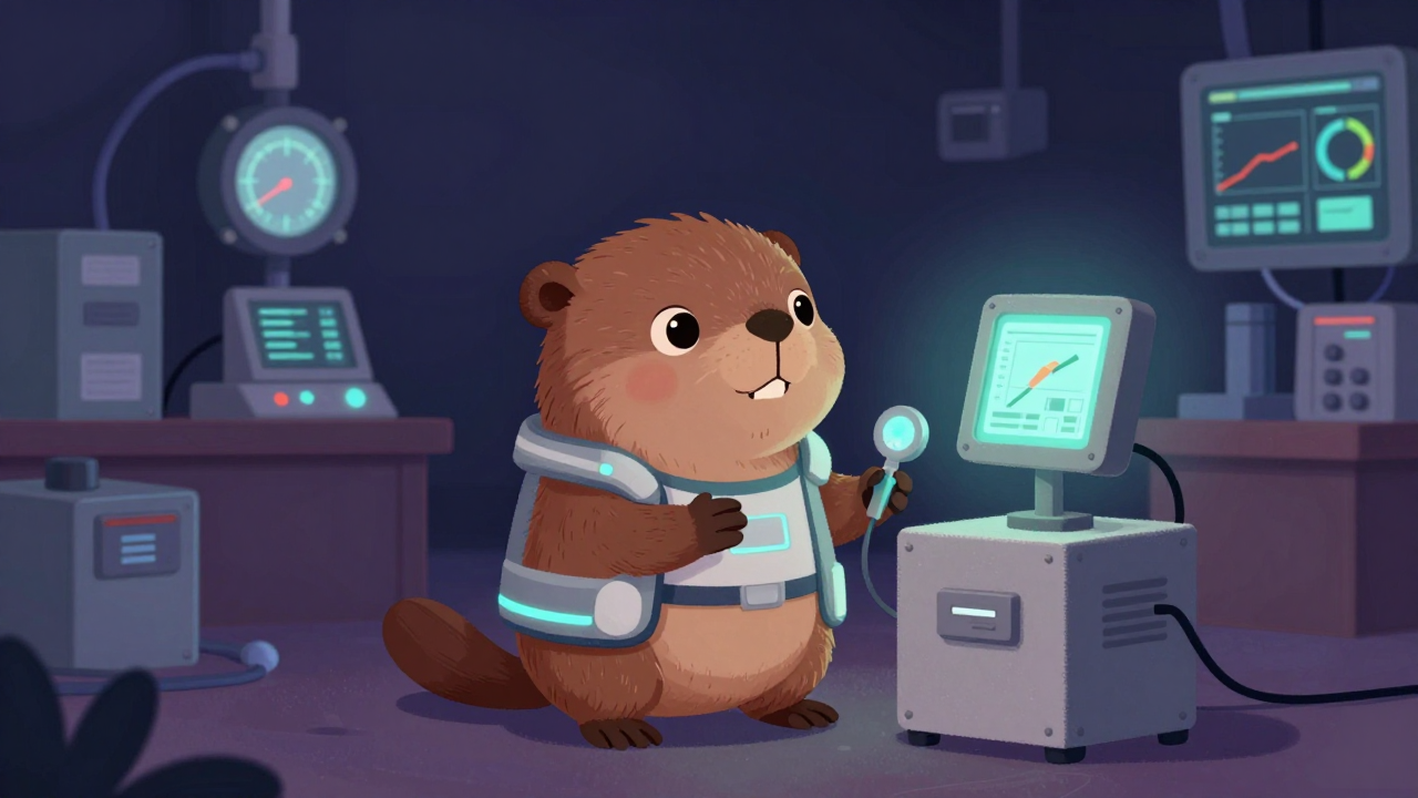 에너지기기시험성능평가원 직업 종사자가 업무를 수행하는 모습