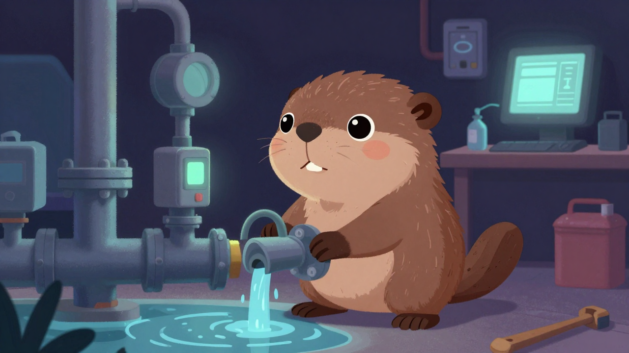 엘이디제조원 직업 종사자가 업무를 수행하는 모습