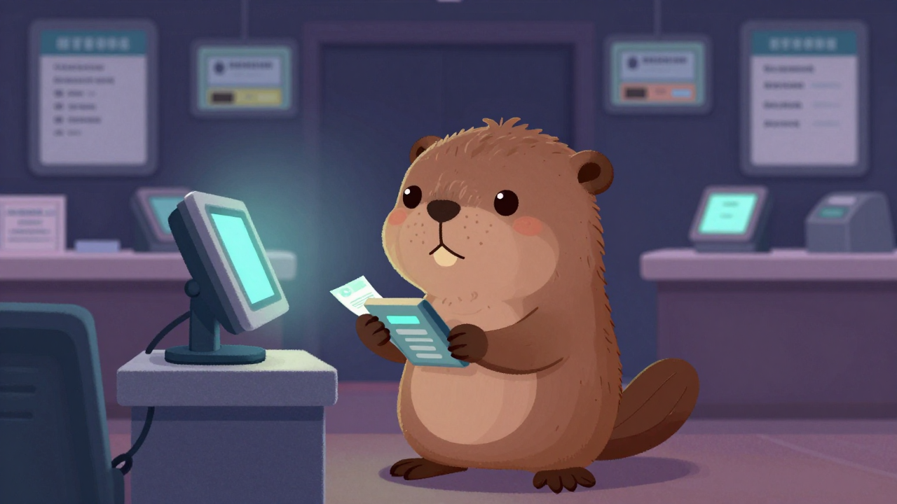 여객선개찰원 직업 종사자가 업무를 수행하는 모습