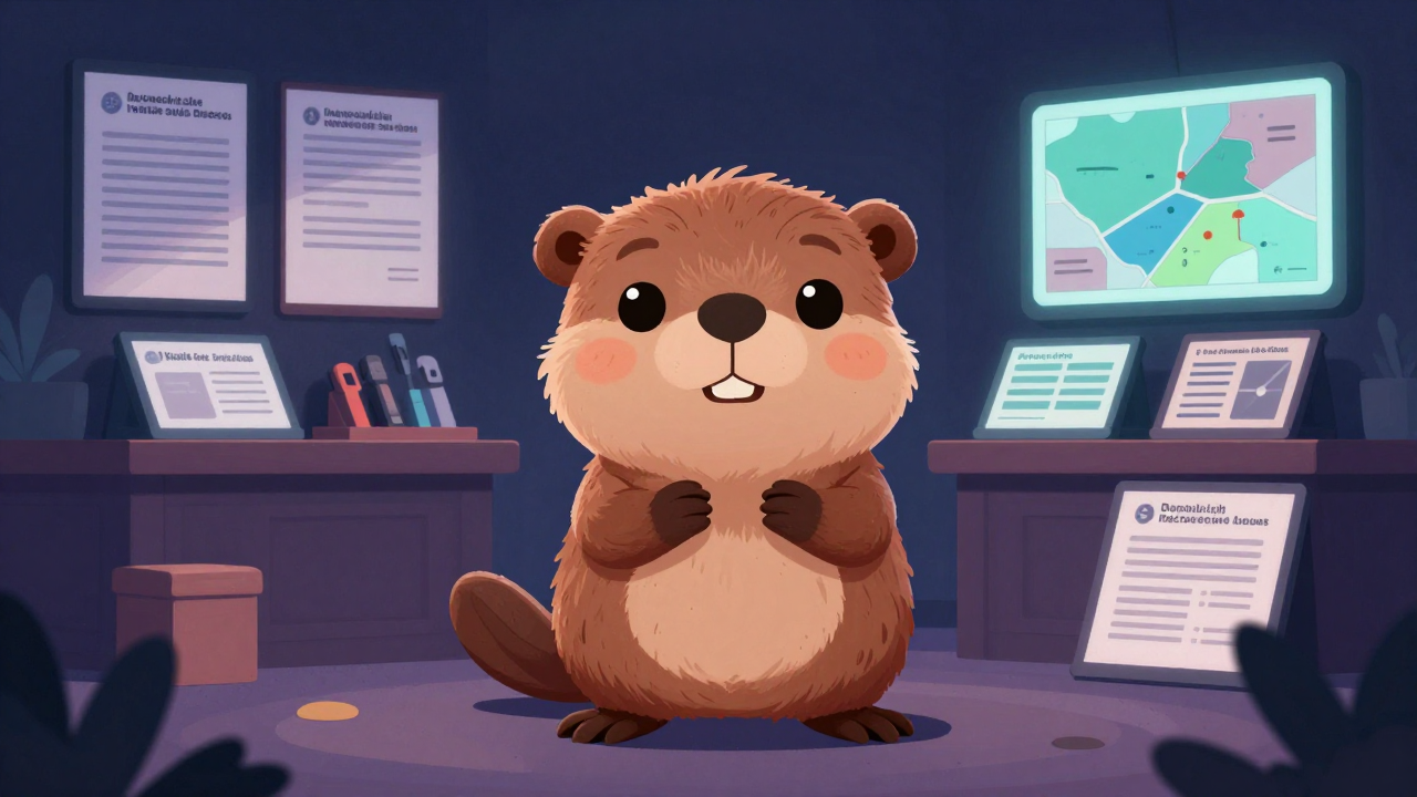 연쇄점모집영업원 직업 종사자가 업무를 수행하는 모습