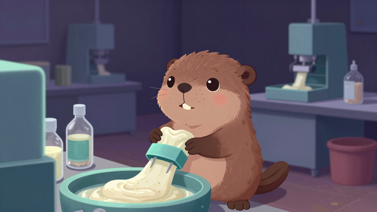 연육결착원 직업 종사자가 업무를 수행하는 모습