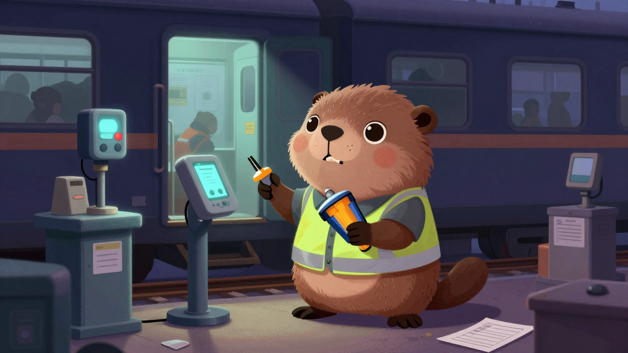 열차검수승무원