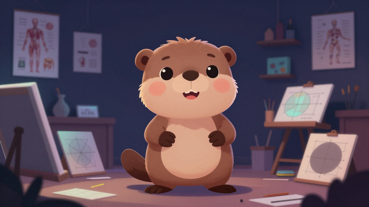 예술모델 직업 종사자가 업무를 수행하는 모습