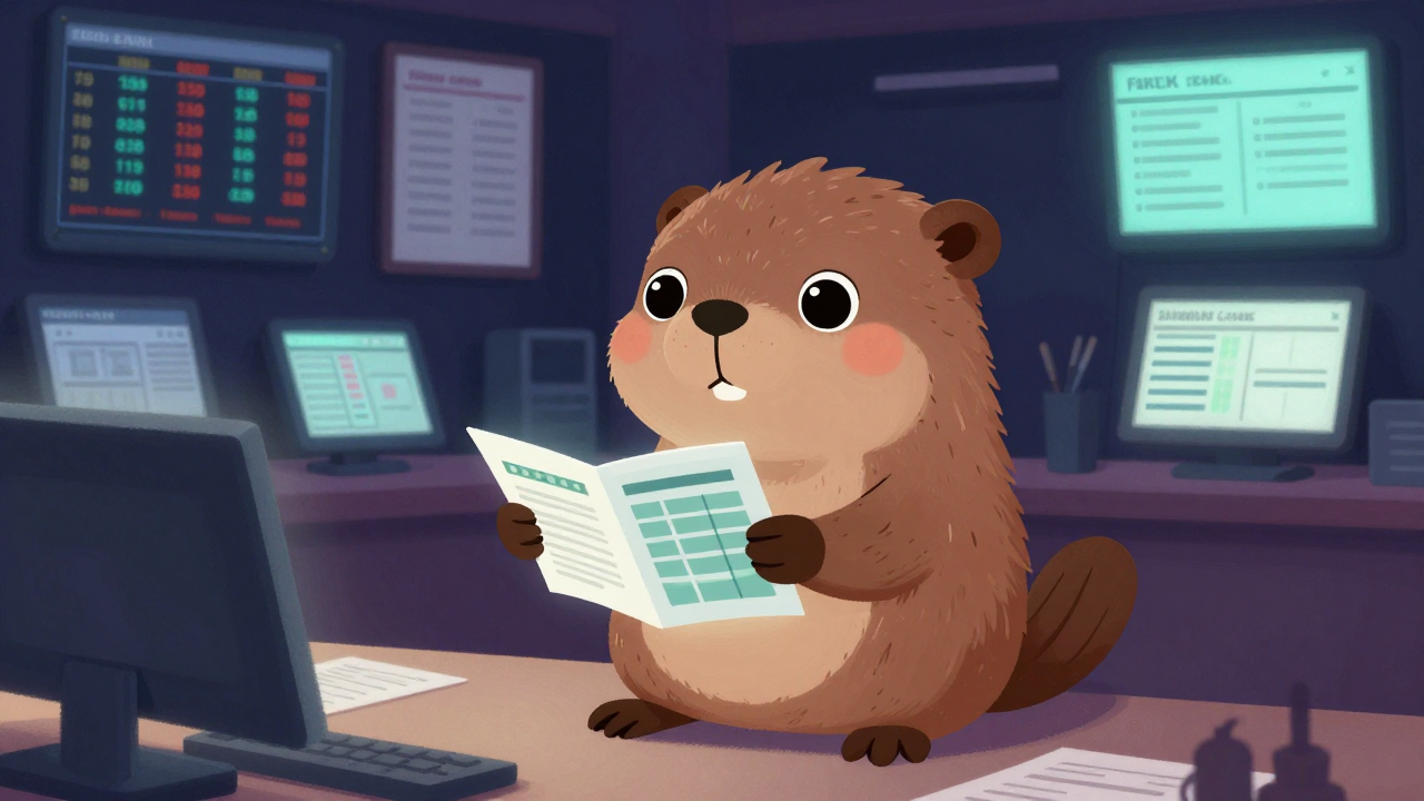 외환기획원 직업 종사자가 업무를 수행하는 모습