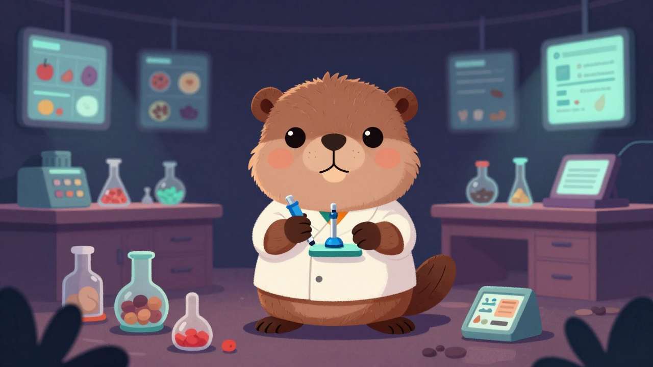 요리연구가 직업 종사자가 업무를 수행하는 모습