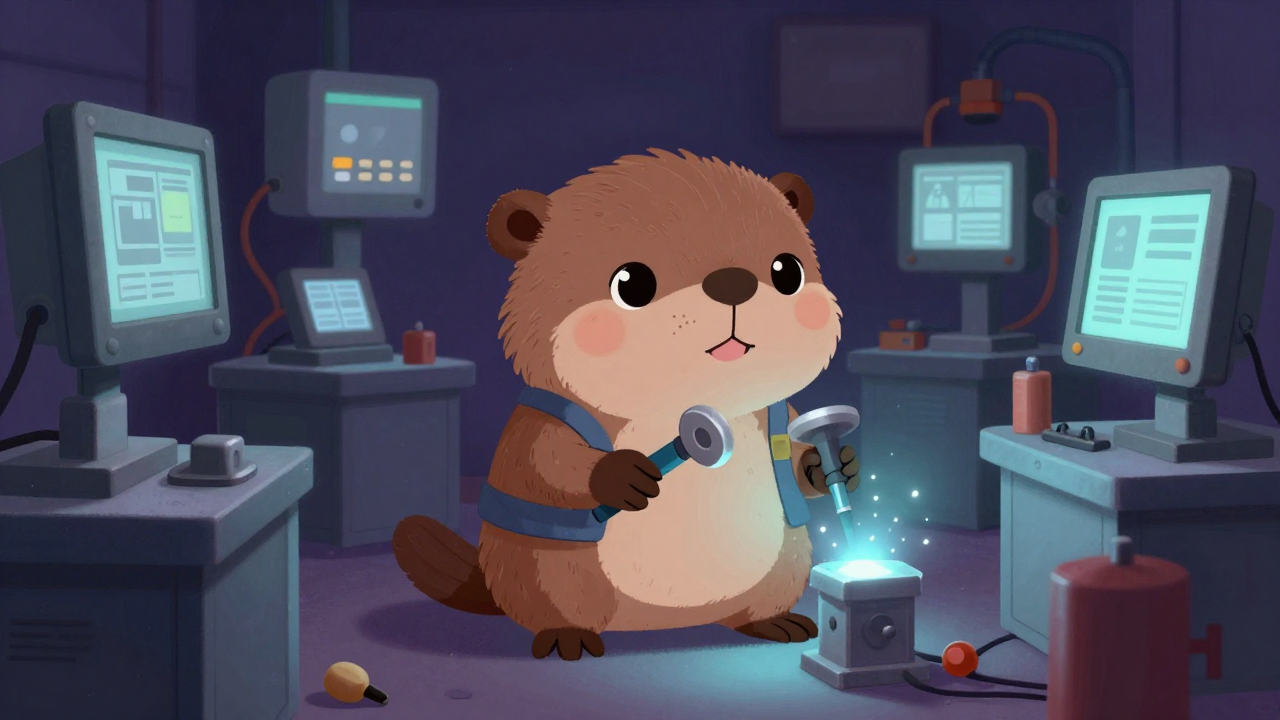 용접반장 직업 종사자가 업무를 수행하는 모습