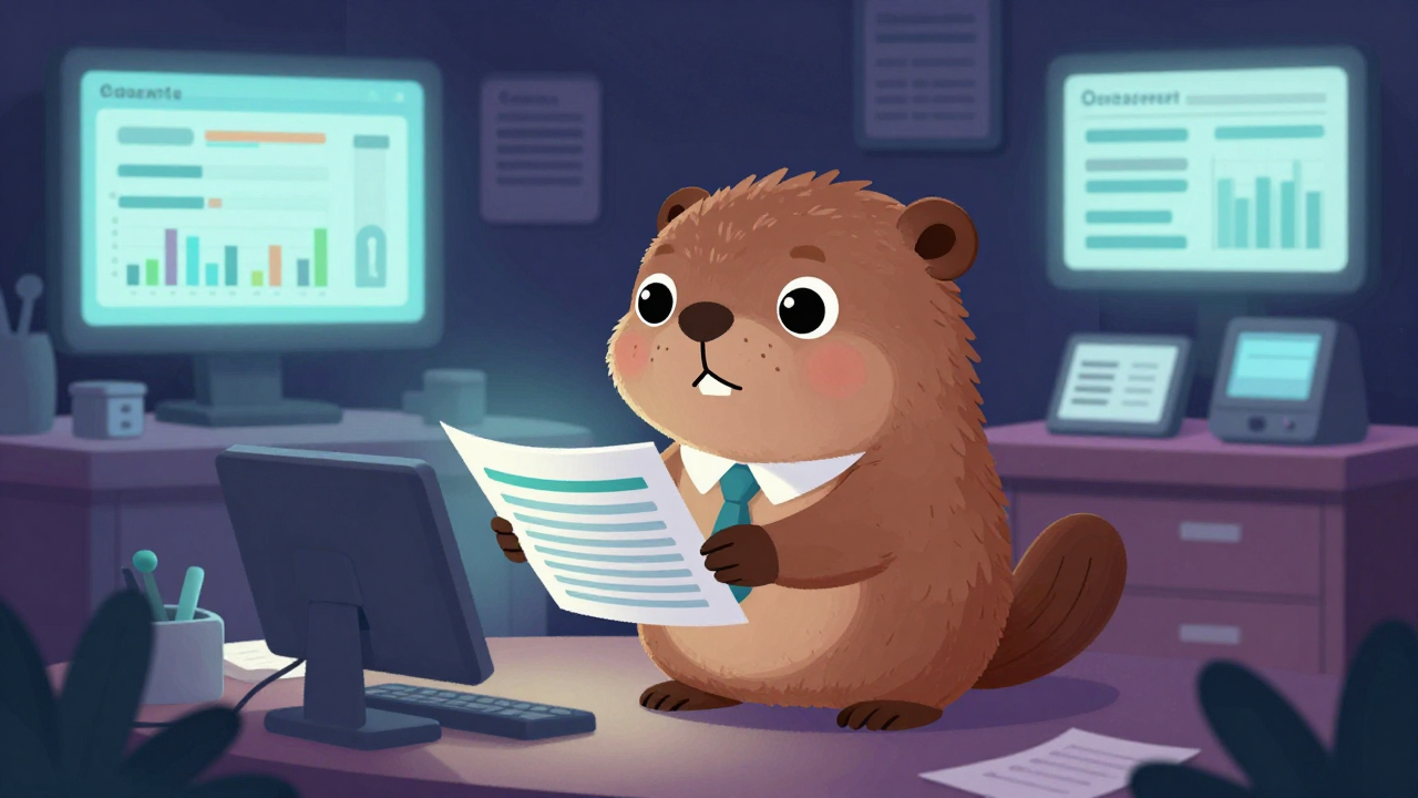 원가관리사무원 직업 종사자가 업무를 수행하는 모습