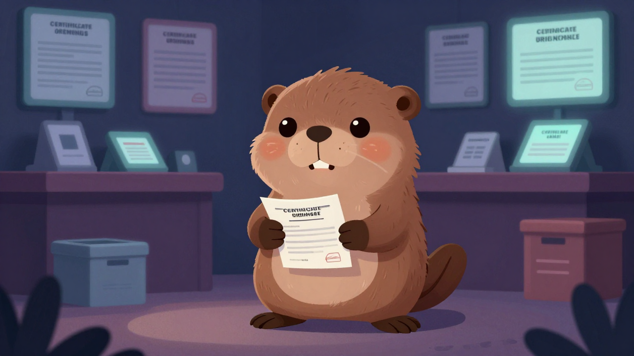 원산지관리사 직업 종사자가 업무를 수행하는 모습