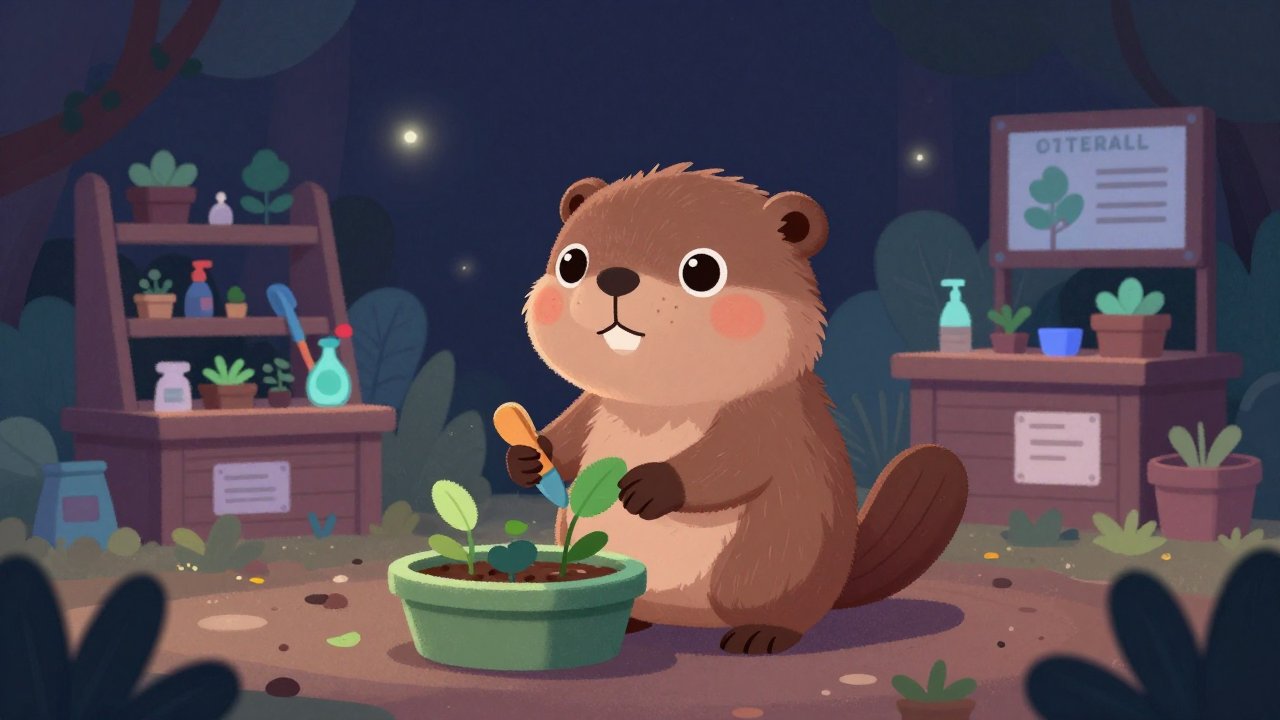 원예치료사 직업 종사자가 업무를 수행하는 모습