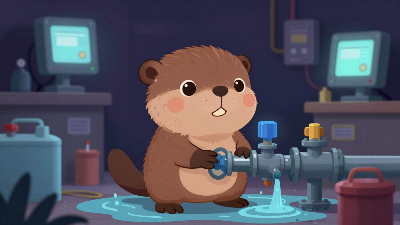 웨이퍼디퓨전장비조작원 직업 종사자가 업무를 수행하는 모습