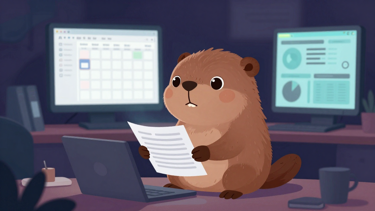 웹프로듀서 직업 종사자가 업무를 수행하는 모습