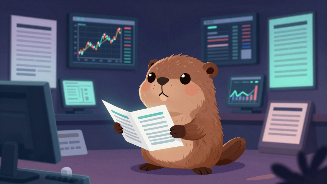 유가증권매매제도기획원 직업 종사자가 업무를 수행하는 모습