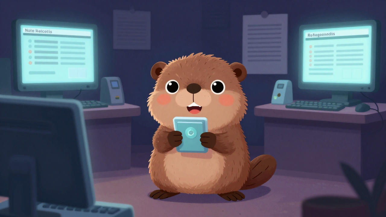 유가증권상장등록원 직업 종사자가 업무를 수행하는 모습