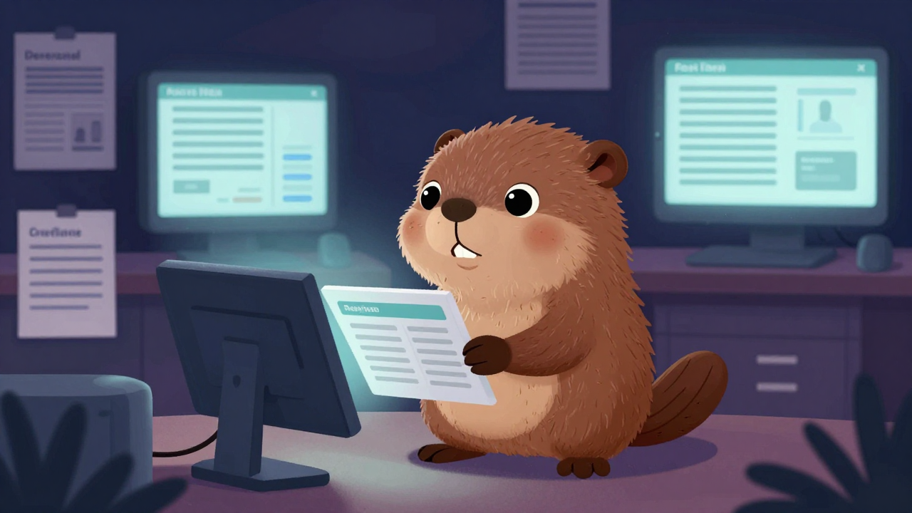 은행개인금융심사역 직업 종사자가 업무를 수행하는 모습