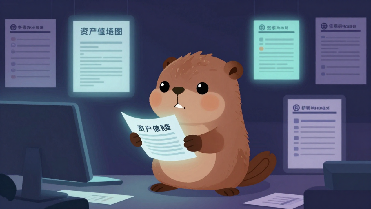 은행검사 직업 종사자가 업무를 수행하는 모습