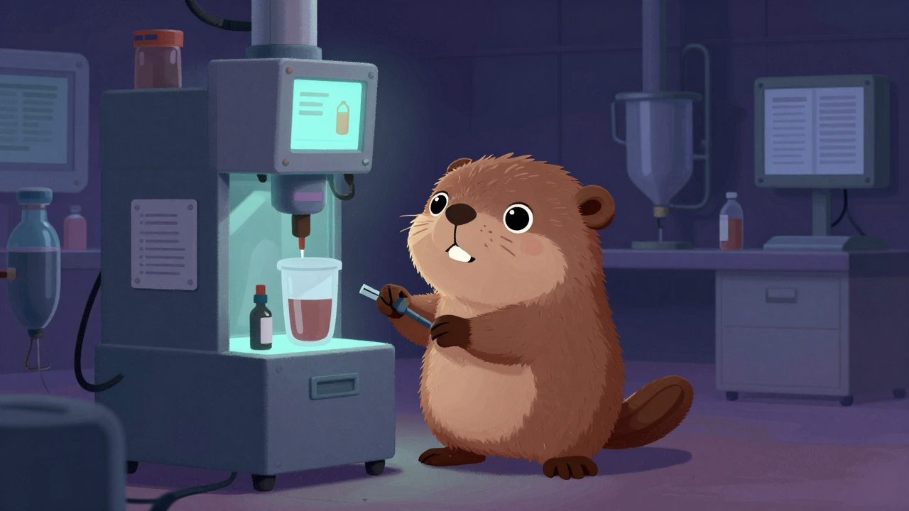 음료제조기계조작원 직업 종사자가 업무를 수행하는 모습