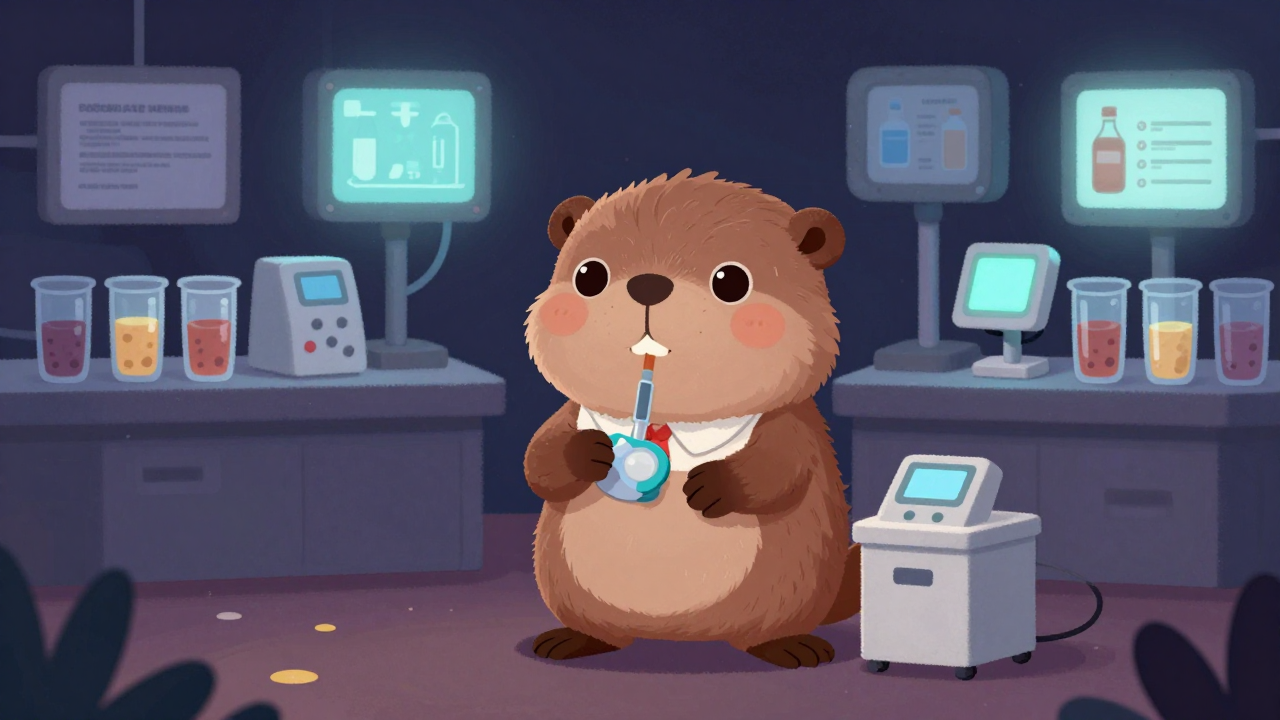 음료품질관리원 직업 종사자가 업무를 수행하는 모습