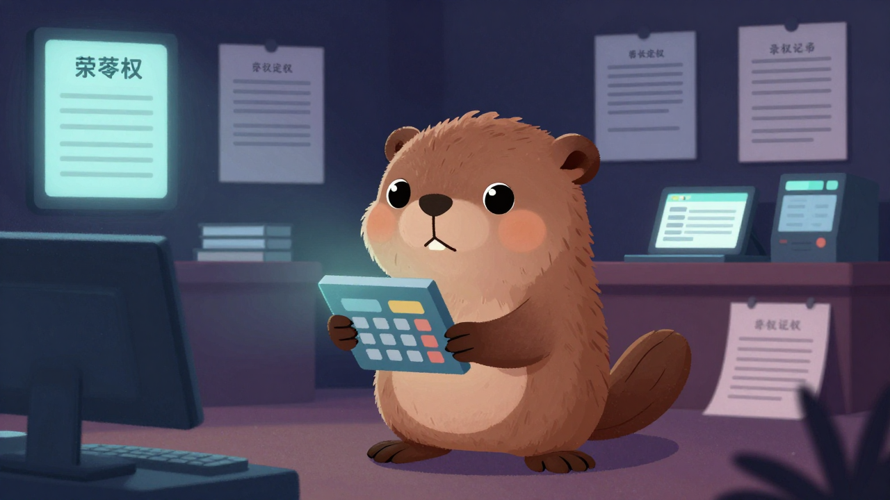 음반저작권관리사무원 직업 종사자가 업무를 수행하는 모습