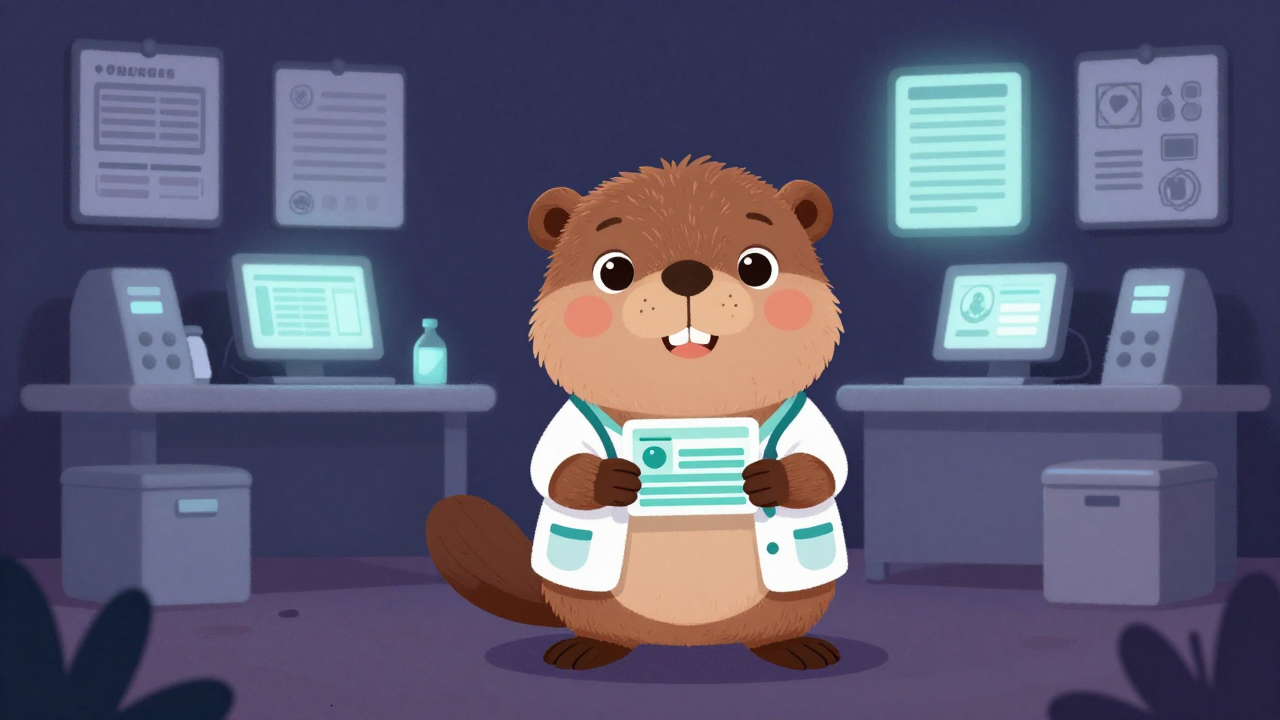 의료코디네이터 직업 종사자가 업무를 수행하는 모습